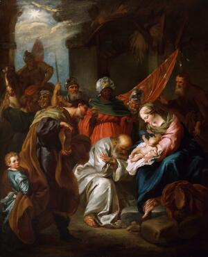 The Adoration of the Magi by Francois Lemoyne